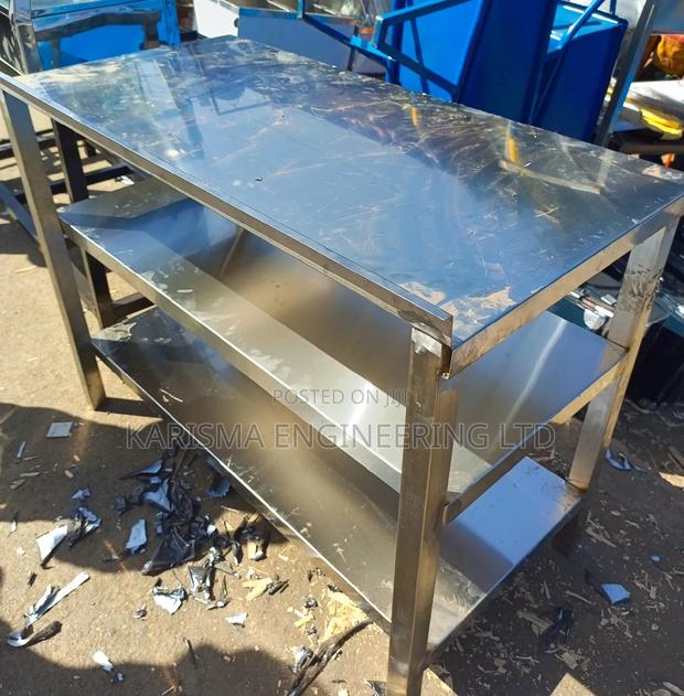 High Gauge Stainless Working Table Top - main view