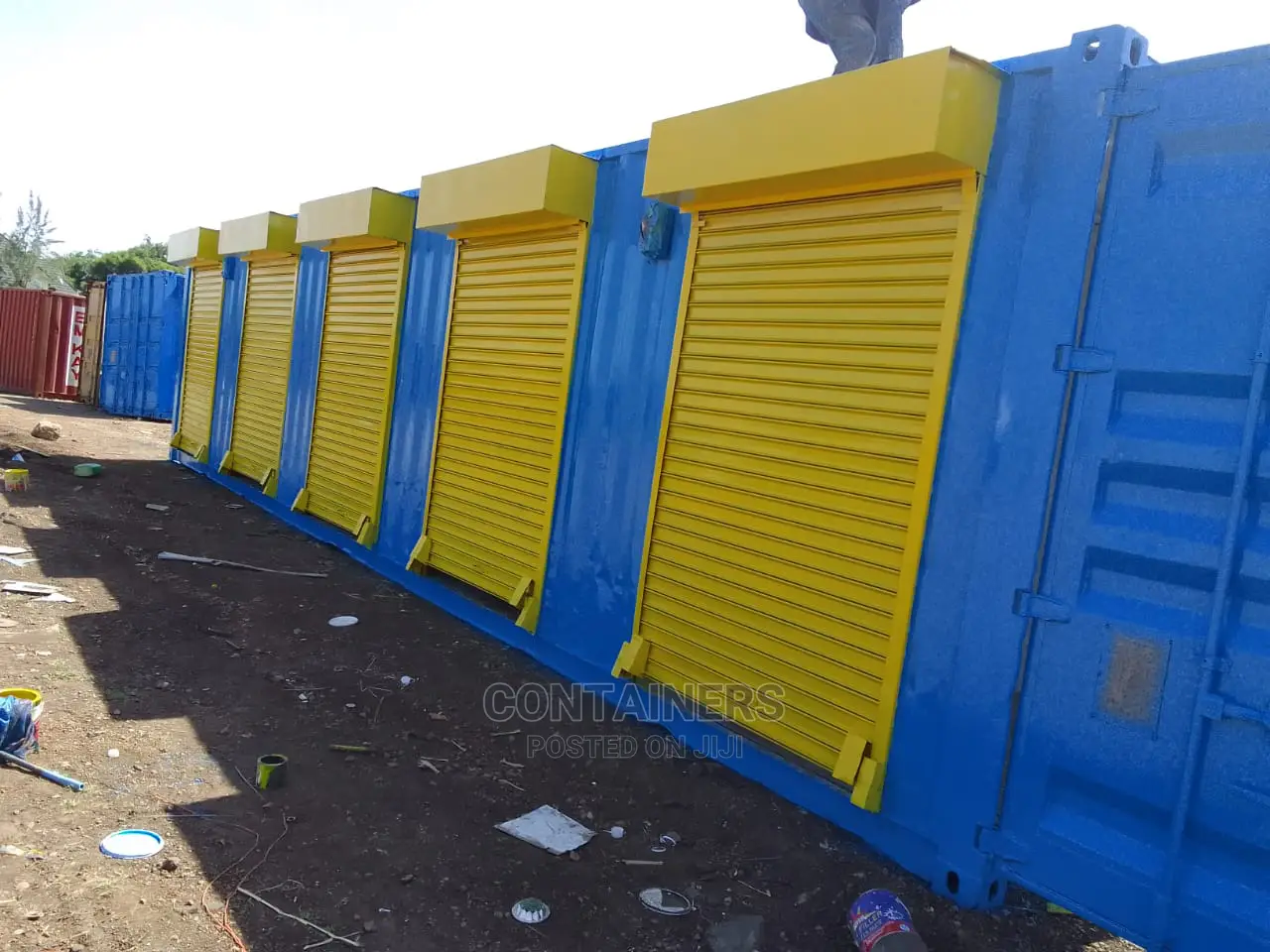 Well and Neatly Done 40ft Container Into 5 Stalls