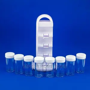 8pcs Revolving Spice Rack