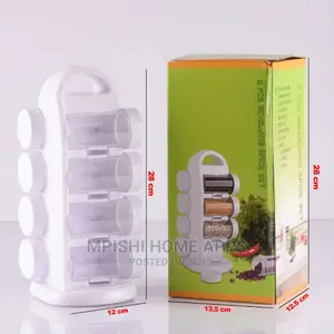 8pcs Revolving Spice Rack