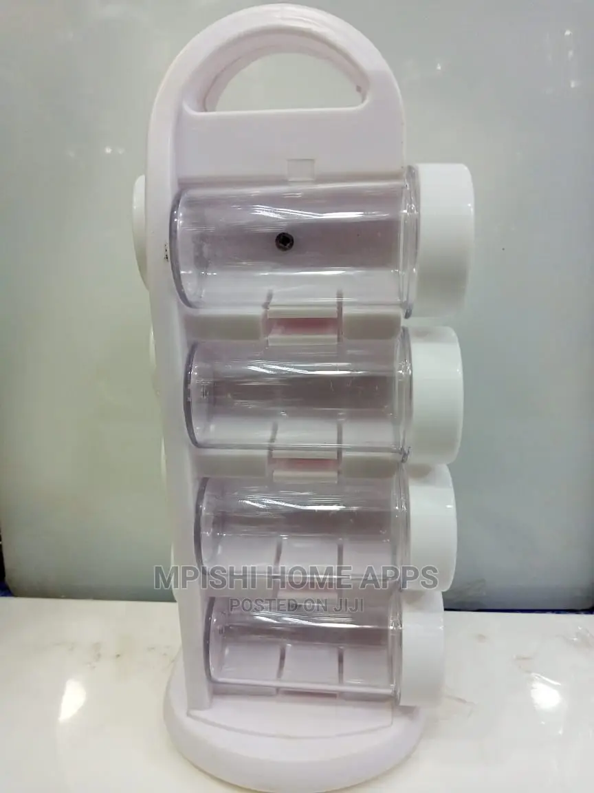 8pcs Revolving Spice Rack