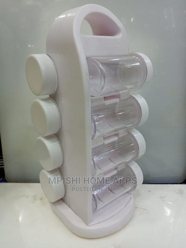 8pcs Revolving Spice Rack - thumbnail 6