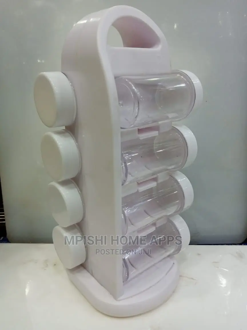 8pcs Revolving Spice Rack