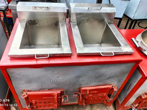 Firewood Double Deep Fryer - main view
