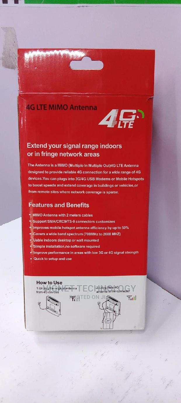 4G LTE Mimo Antenna With Two 10 Metres SMA Connector Cable - thumbnail 2