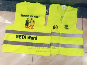 Lime Green Vests With Reflective Stripes