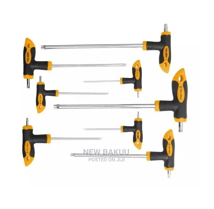 Tolsen 8pcs Hex T-Handle Screwdrivers Set