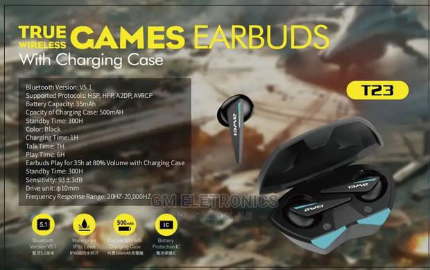 Awei T23 Gaming Portable Earbuds - thumbnail 3
