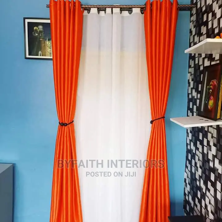 Orange Curtains