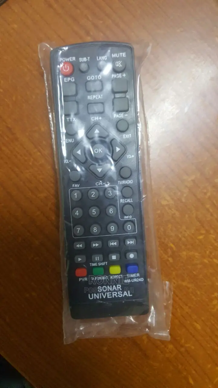 SONAR Universal Remote Control for All SONAR DECODERS
