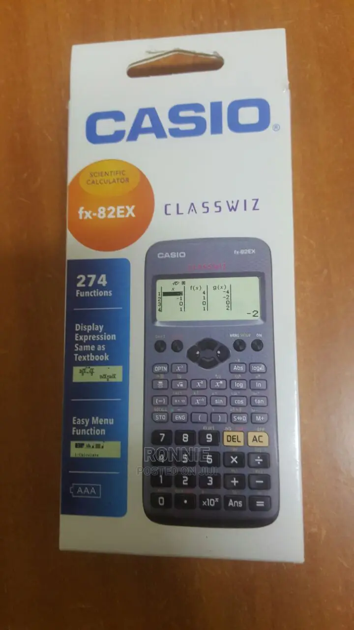 Casio Fx-82ex - Calculator - Classicwiz - Easy Menu Function