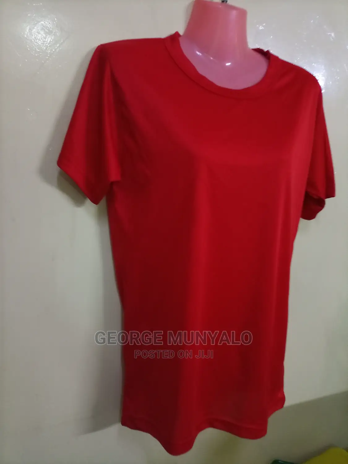 Red Photo Printed Campaign T-Shirts