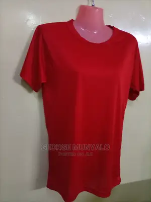 Red Photo Printed Campaign T-Shirts
