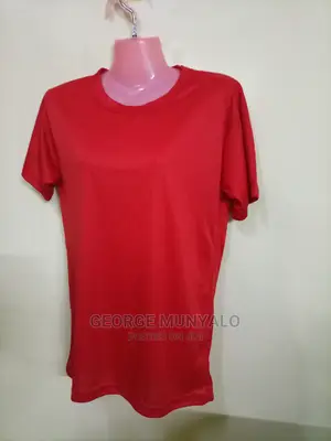 Red Photo Printed Campaign T-Shirts