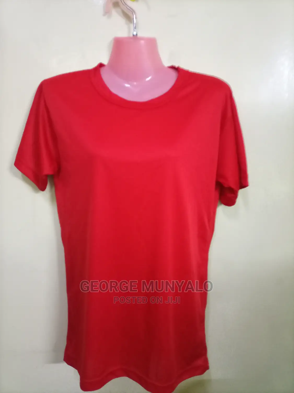 Red Photo Printed Campaign T-Shirts