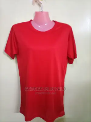 Red Photo Printed Campaign T-Shirts