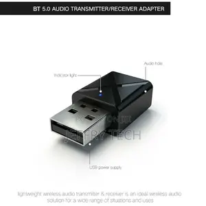 Audio Adapter USB Bluetooth 2-In-1 Transmitter Receiver Mini