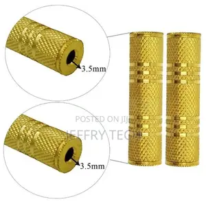 3.5mm Aux Coupler Female to Female Extender Audio Jack Headp