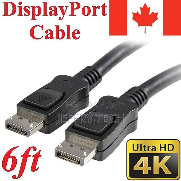 Displayport Cable 4K DP to DP Adapter 6ft Converter Cord Vid - main view