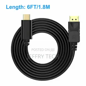 USB-C to Displayport Cable 4K Type-C Convert Standard DP 6ft