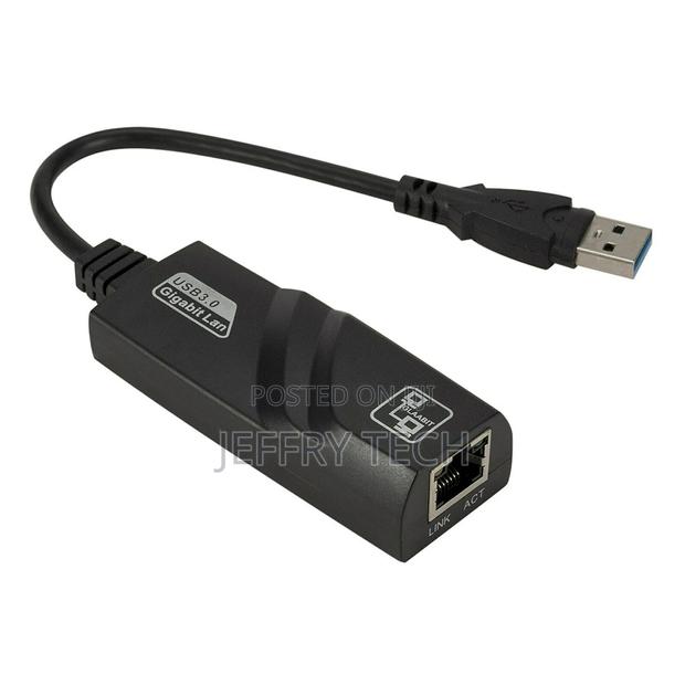 Wired Network Adapter Usb 3.0 to Gigabit Ethernet Rj45 Lan 1 - thumbnail 2