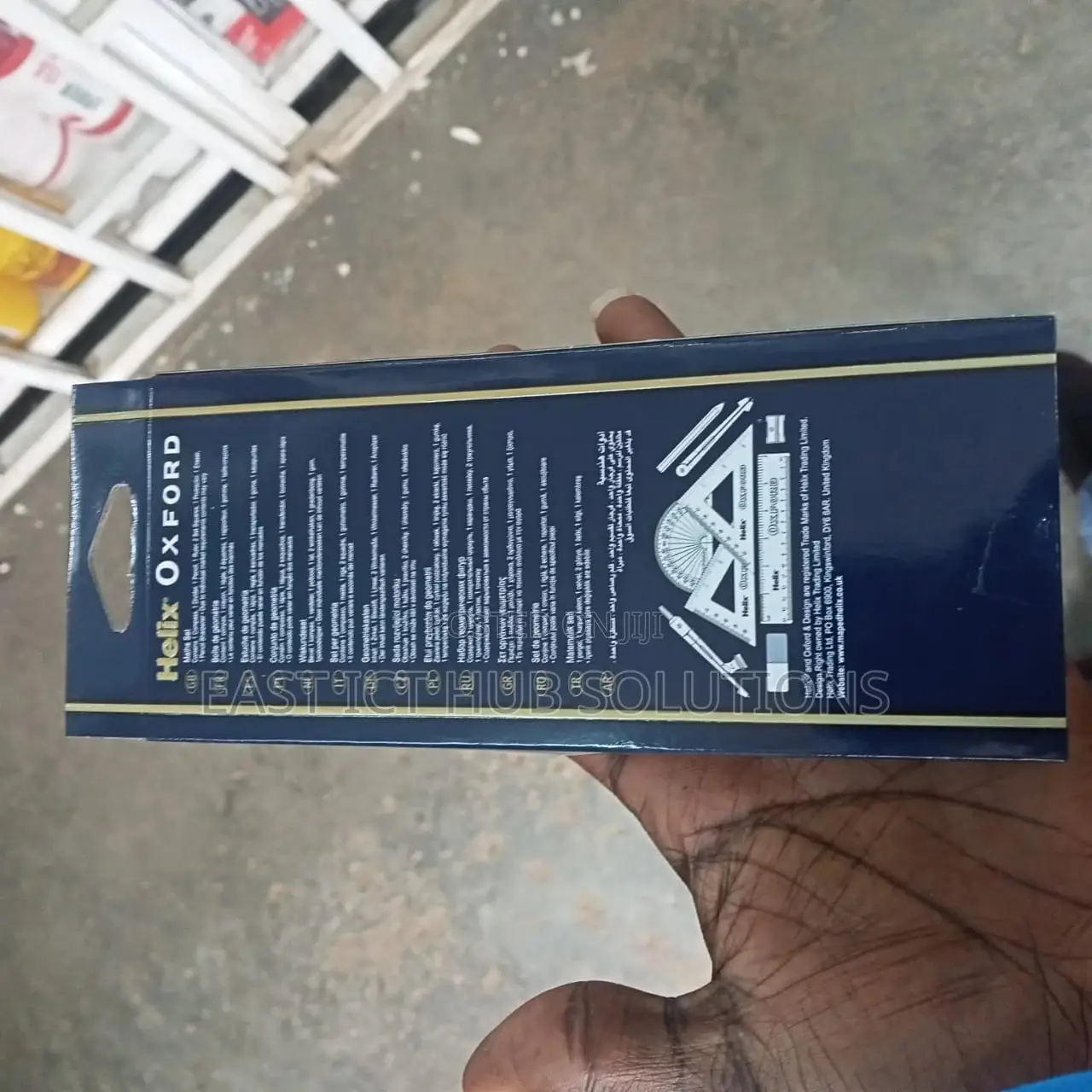 Original Oxford Transparent Mathematical Geometrical Set