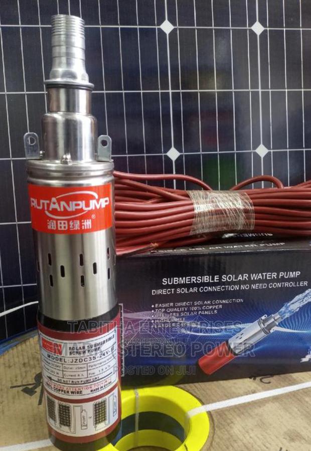 Submersible Water Pump + Solar Panel