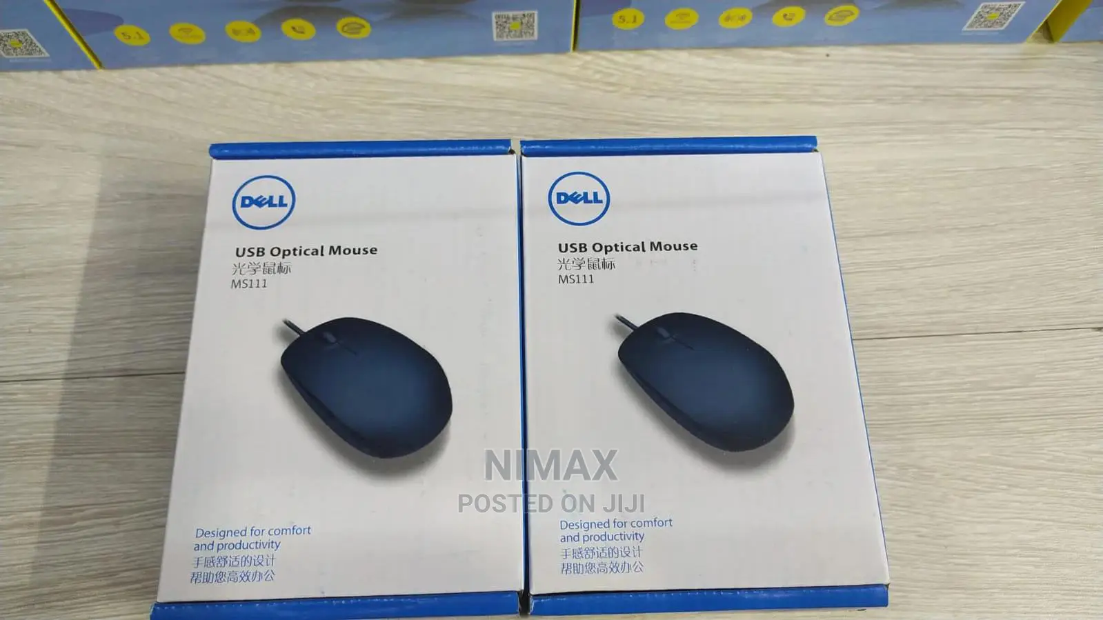 Mouse Dell MS 111 Original USB Black Optical Mouse