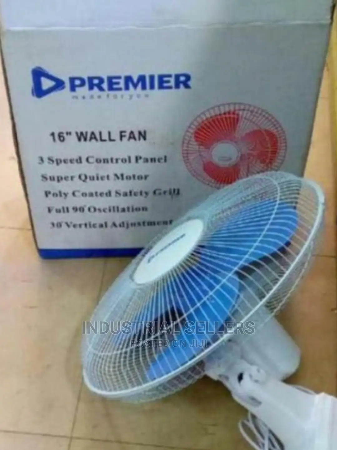 16" Premier Wall Fan-Attractive