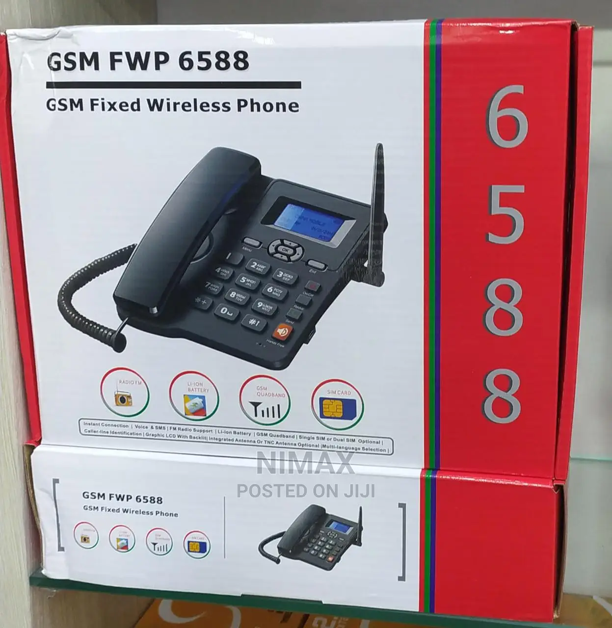 GSM Fixed Landline Wireless Phone (Dual Sim) / WIRE