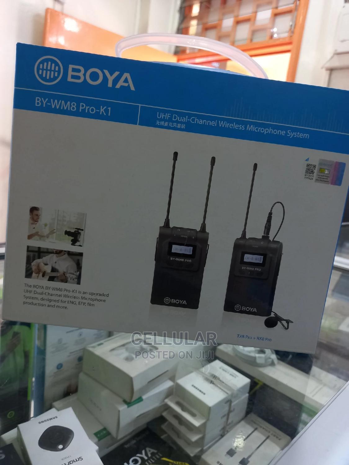 Boya by Wm8 Pro K1 Microphone Status in Nairobi Central Audio & Music