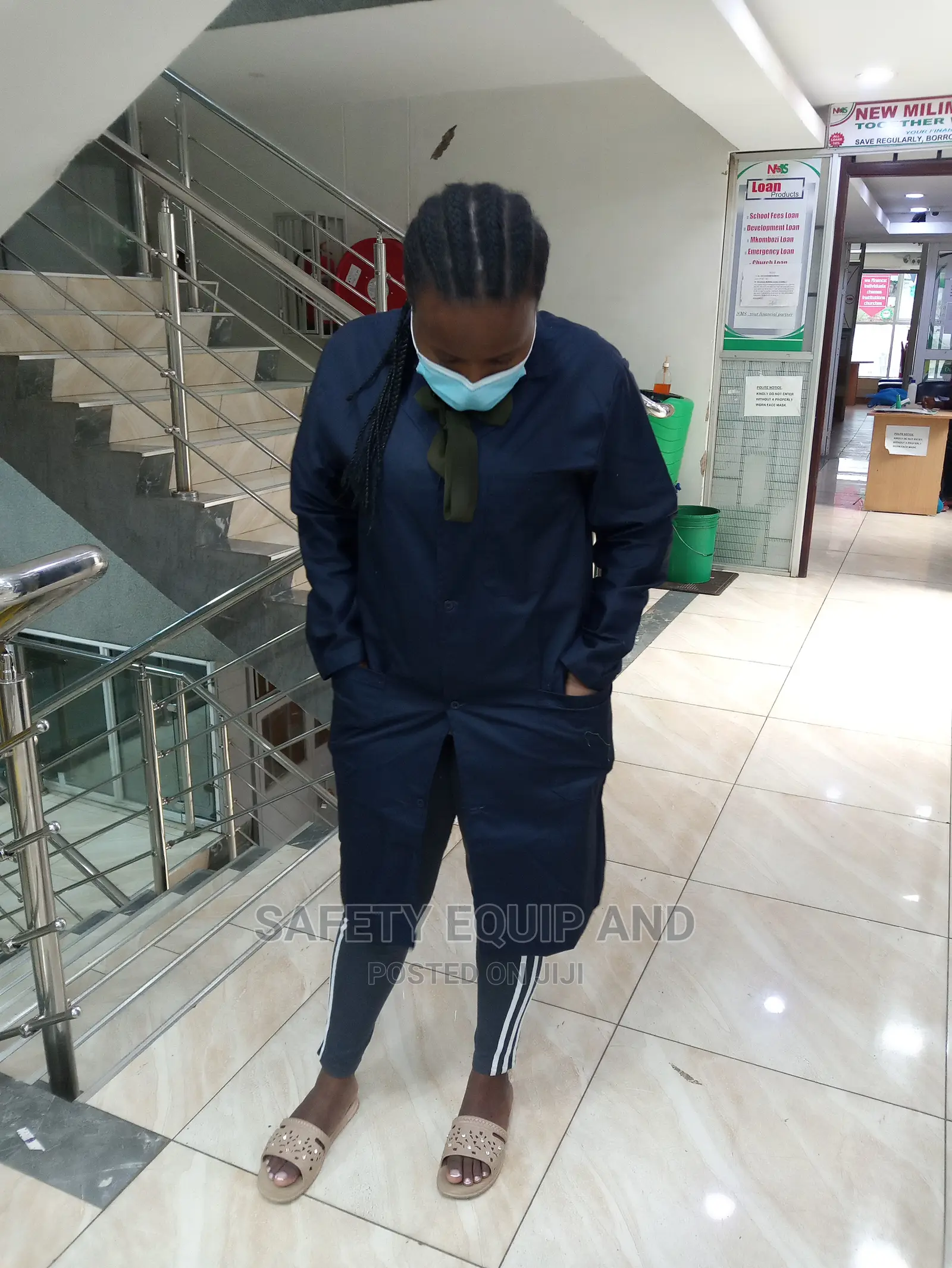 Safety Work Dust Coats Made of Cotton Twill