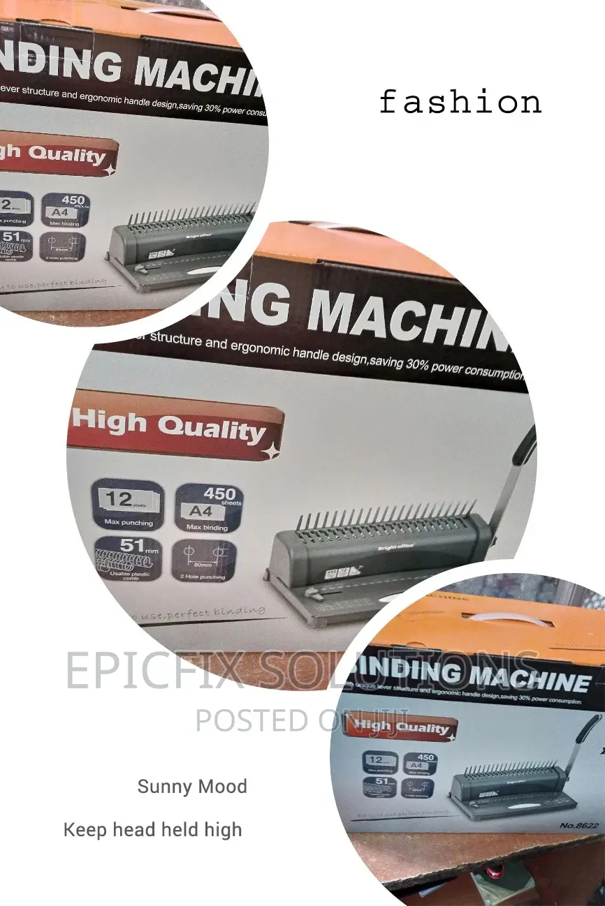 Comb Binder Machine Brand New.