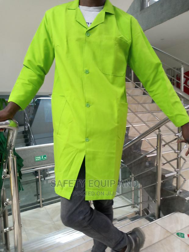 Lime Green Coats-Dust Coats-Work Cloth - main view