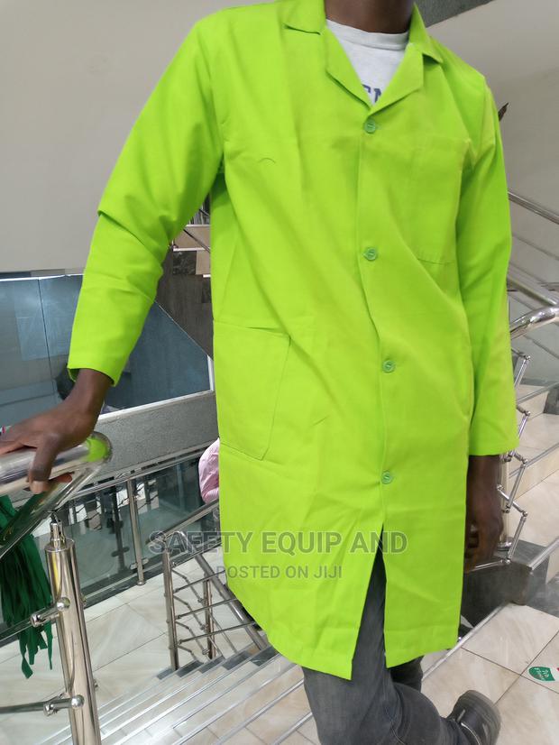 Safety Dust Coats-Long Sleeved With Pockets - main view