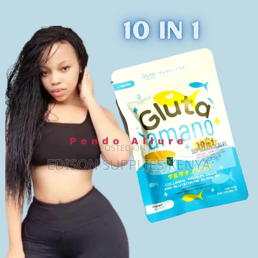 Gluta Amano 10 in 1glutathione Collagen for Skin Whitening