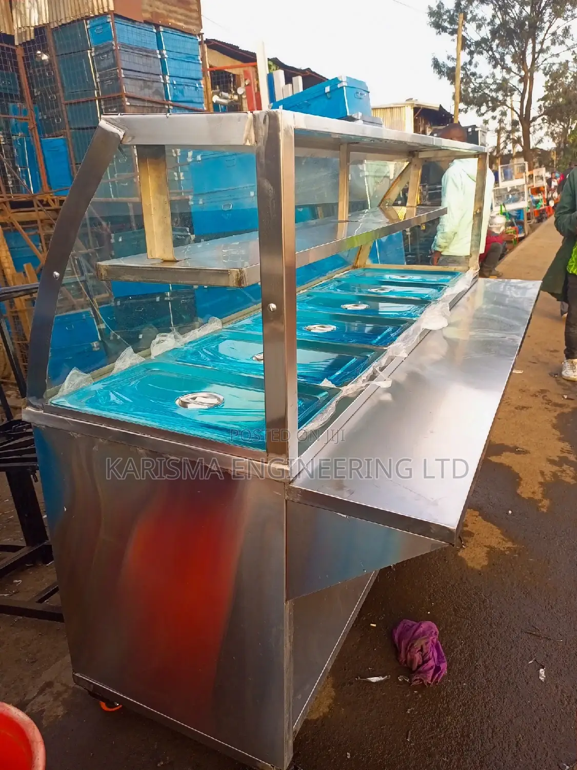 Food Warmer Bain Marie With Glass Window