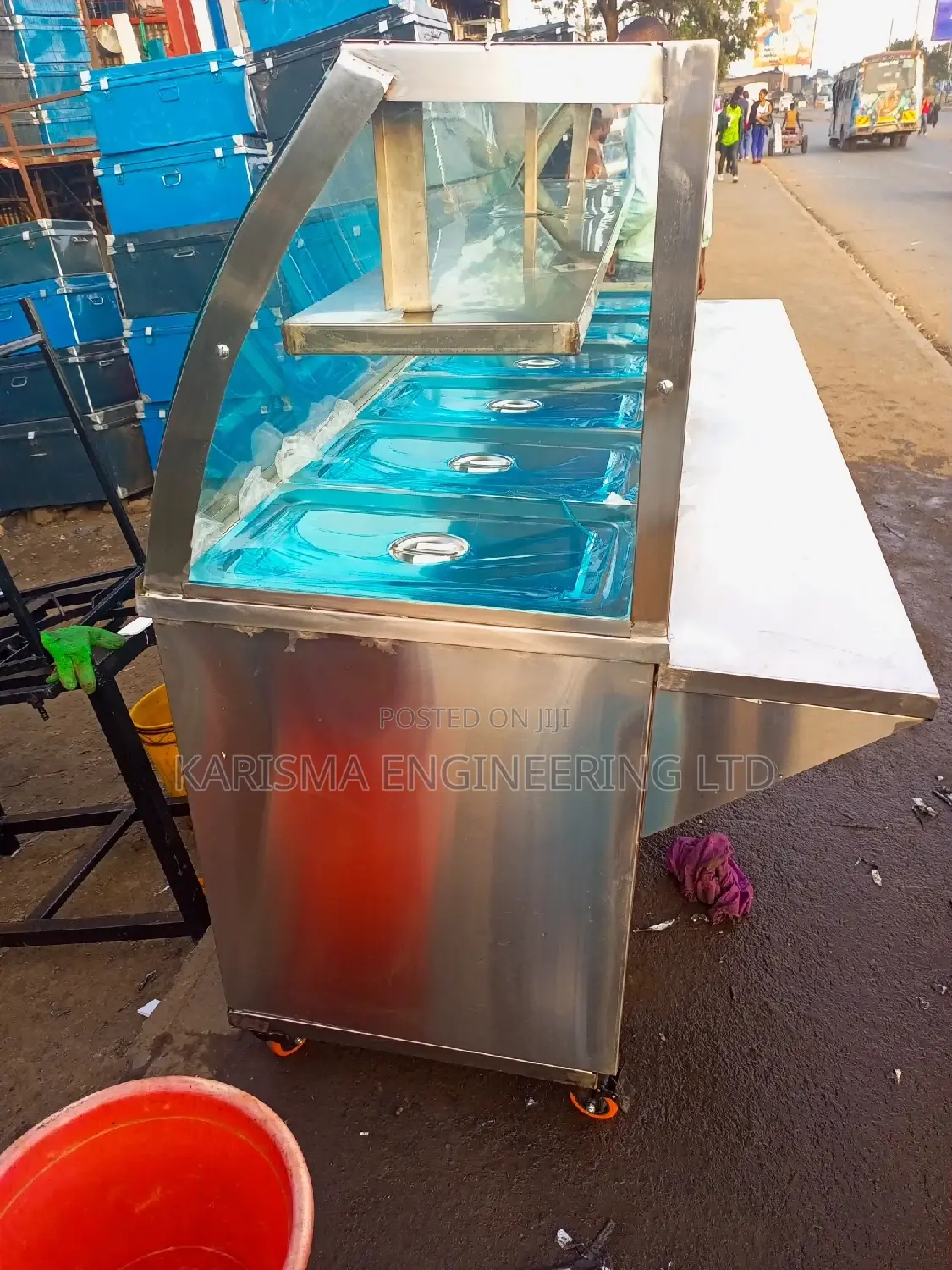 Food Warmer Bain Marie With Glass Window