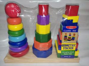 Geometric Stacker Tower Blocks - main view