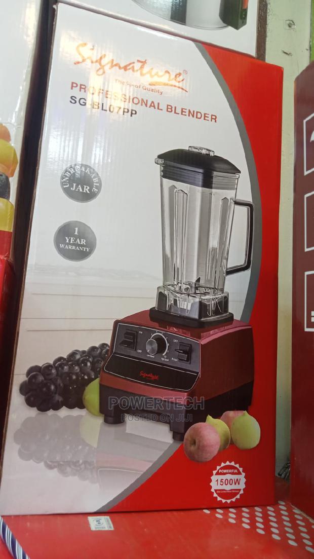 Professional Signature Blender - main view