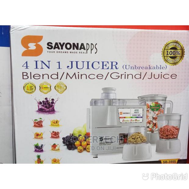Sayona 4 in 1 Juicer
