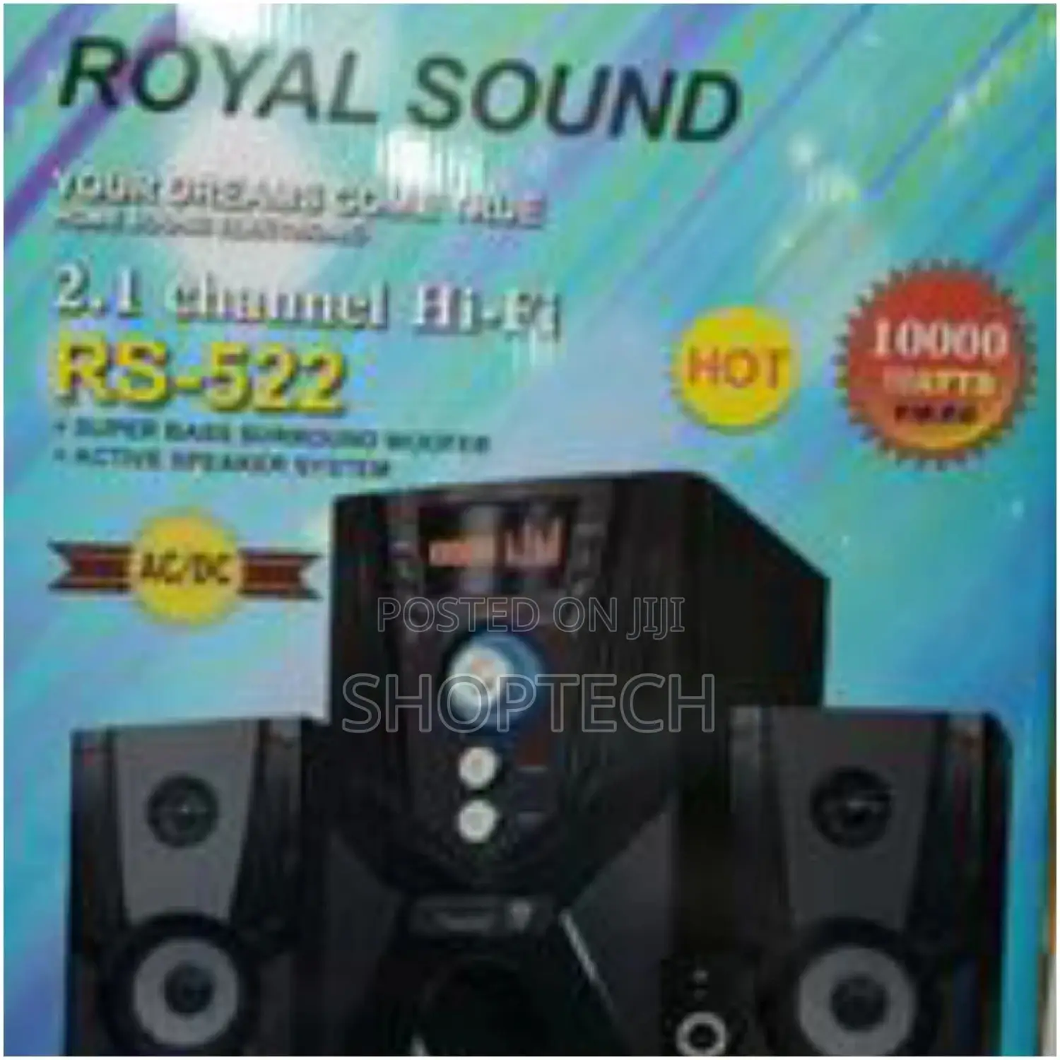 2.1ch Royal Sound 522 Big Sound Speakers System.