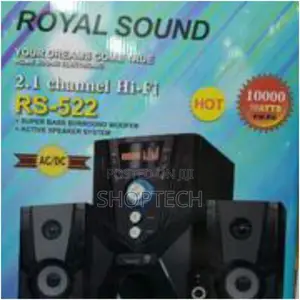 2.1ch Royal Sound 522 Big Sound Speakers System.