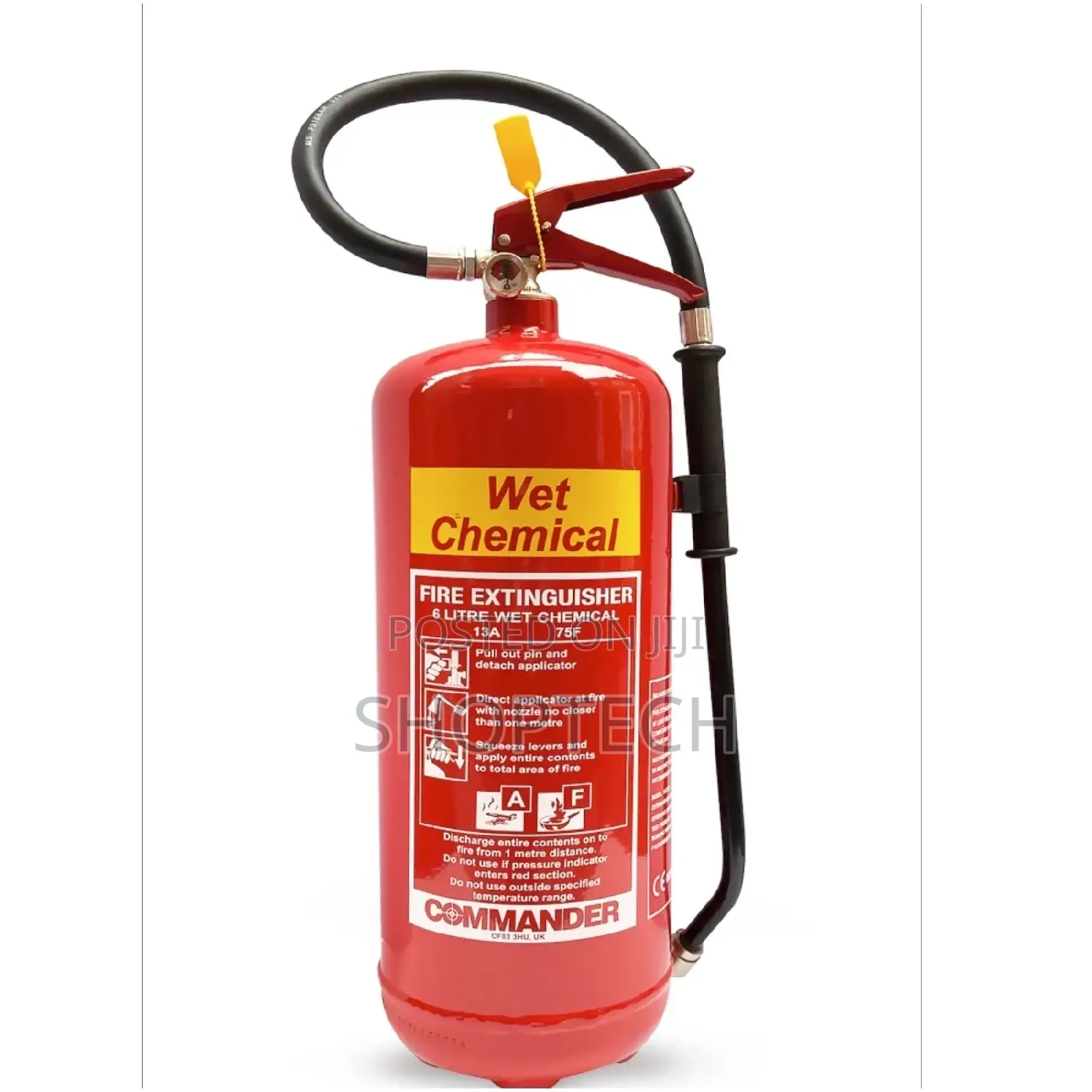 Wet Chemical 6 Liters Fire Extinguisher.