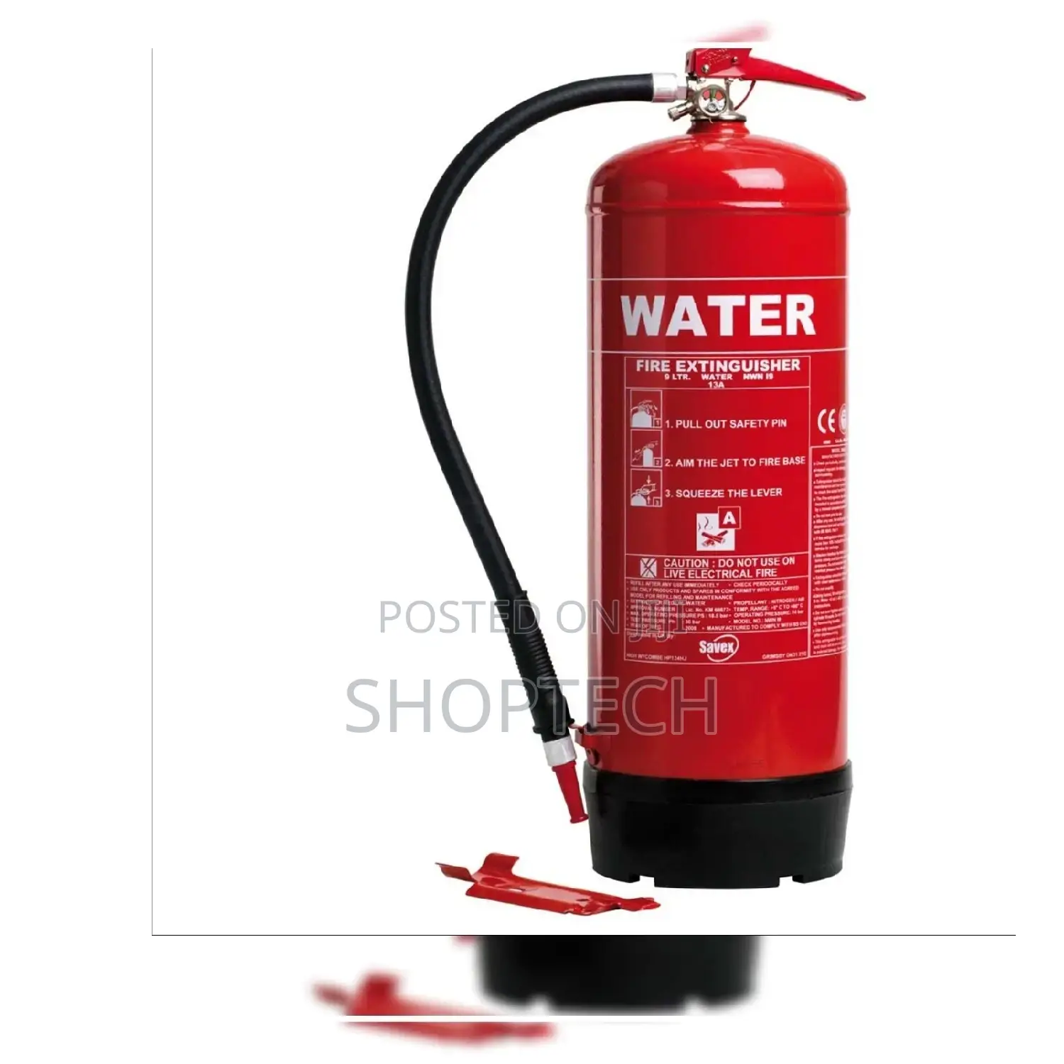 9litres Water Fire Extinguisher Water