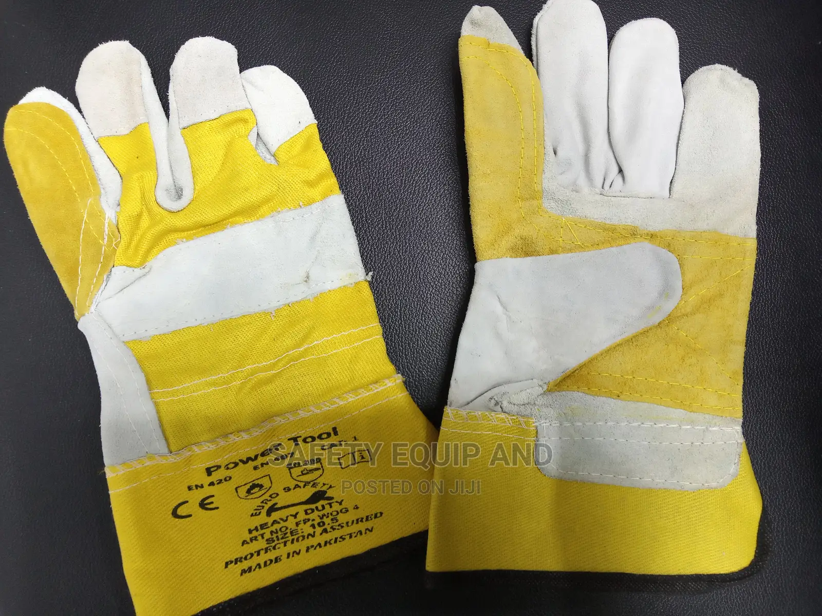 Safety Metal Handling Leather Gloves