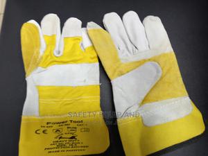 Safety Welding Gloves-Short Leather - thumbnail 2