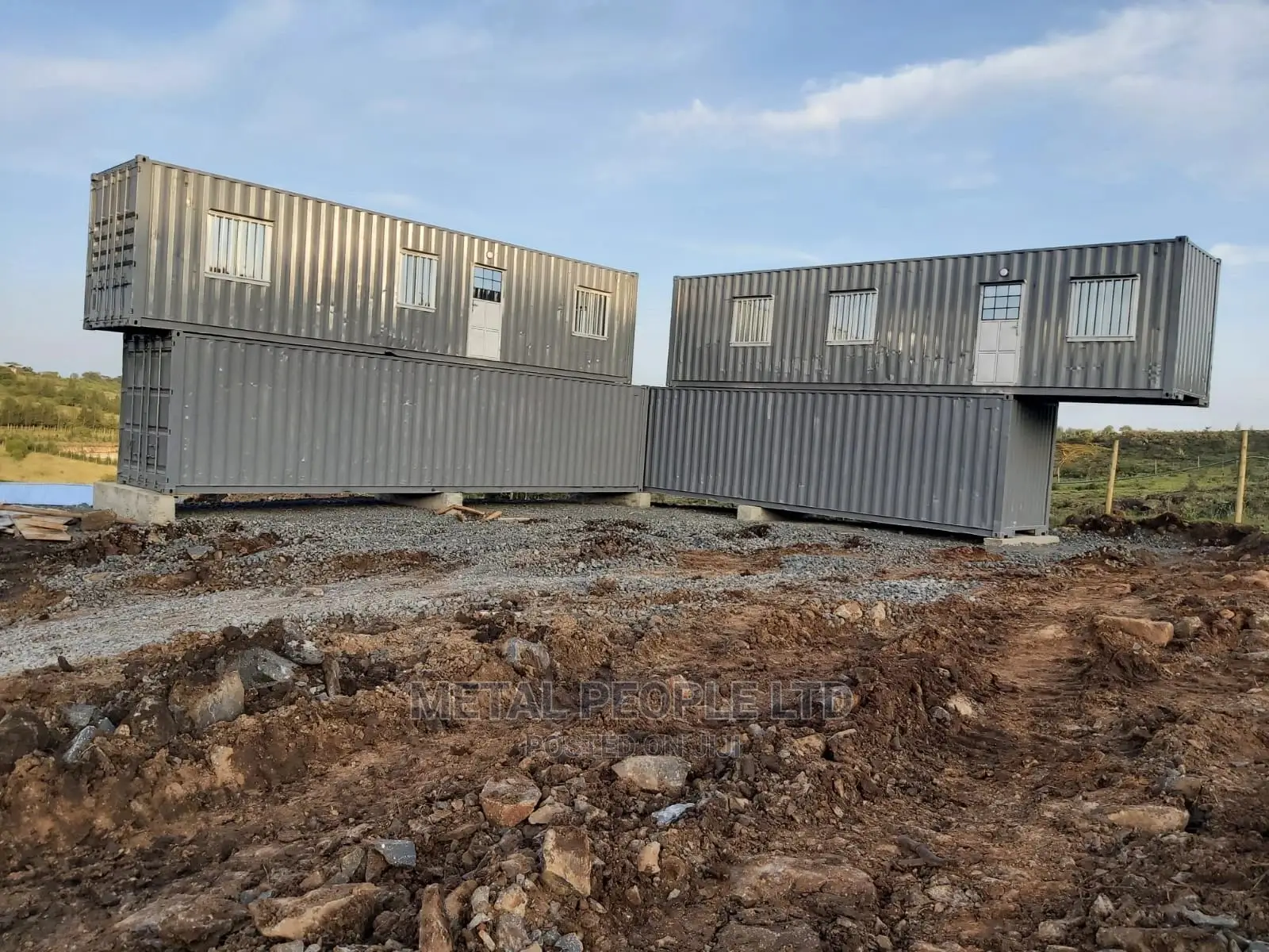An Office in 10 Days. Prefabricated Offices. Site Office.