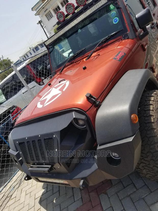 Jeep Wrangler 2014 Orange - thumbnail 2