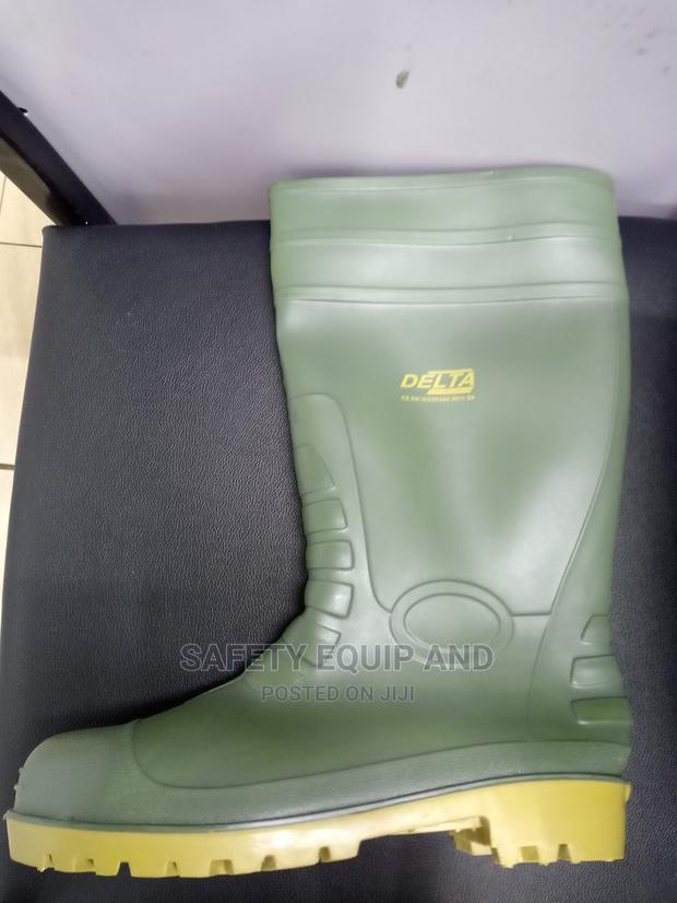 Green Delta Gumboots-Steel Toe